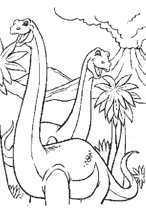 Dinozaury kolorowanki